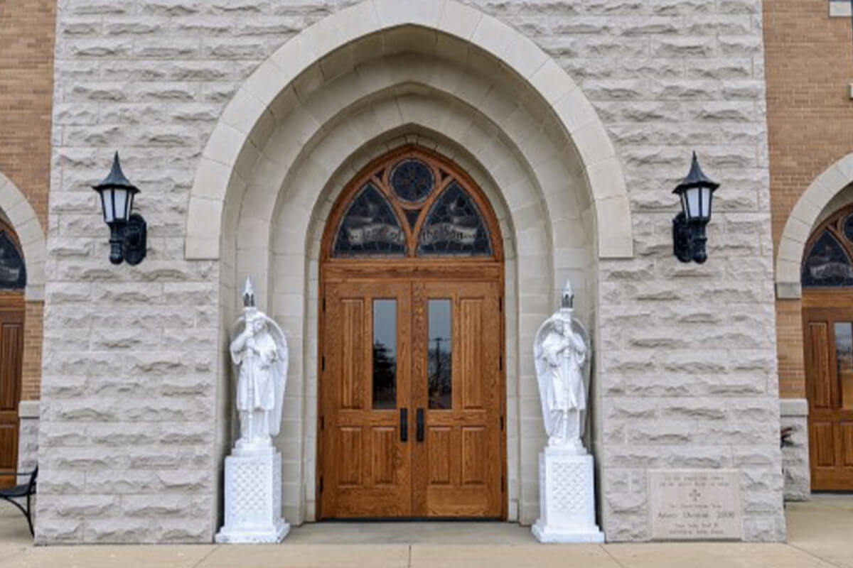 custom wood doors church doors scobis