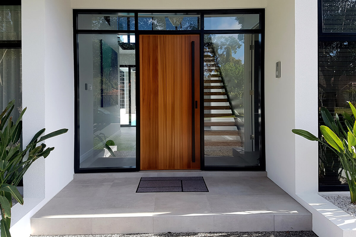 7 Simple Ways to Upgrade Your Front Entrance wood door