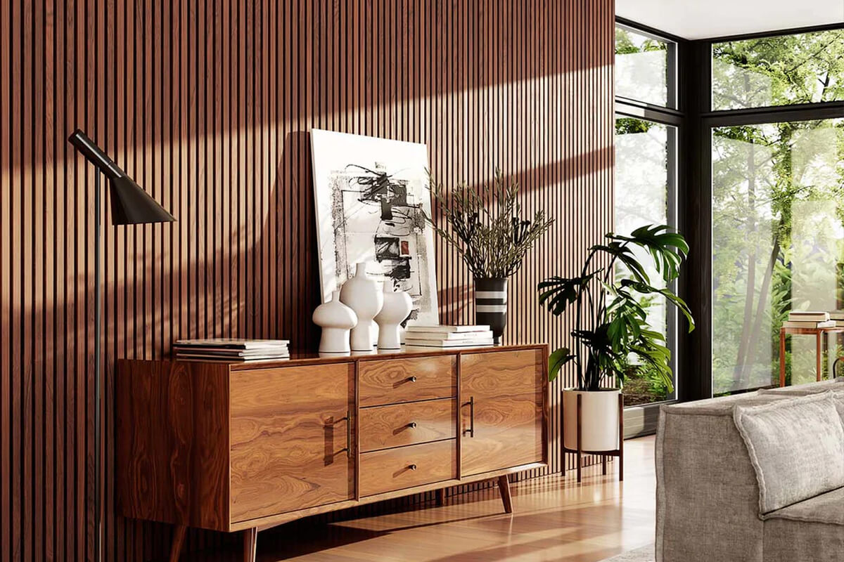 Incorporate wood wall panelling in your 2026 home