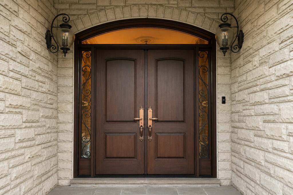 mahogany exterior wood doors st. louis