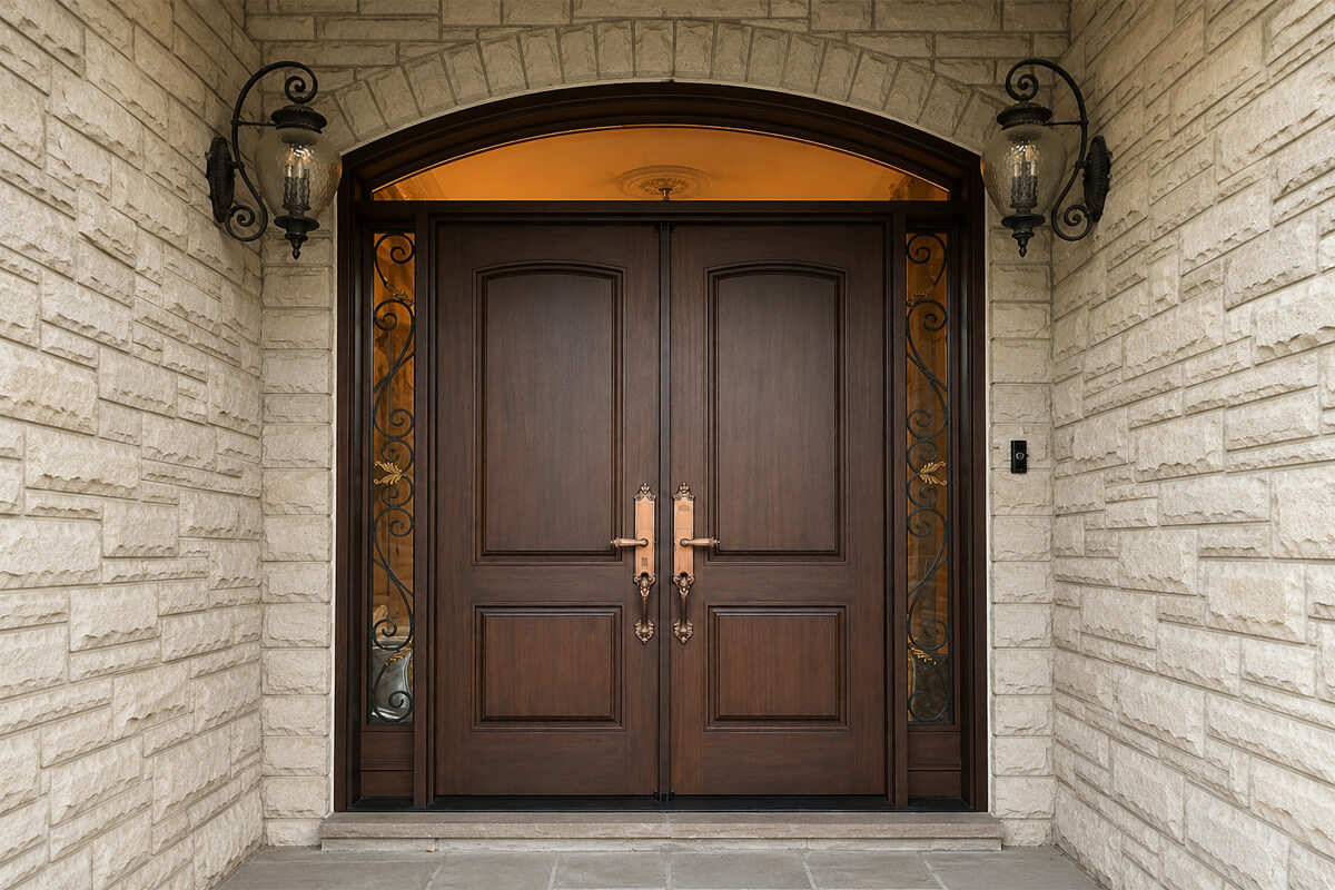 mahogany exterior wood doors st. louis