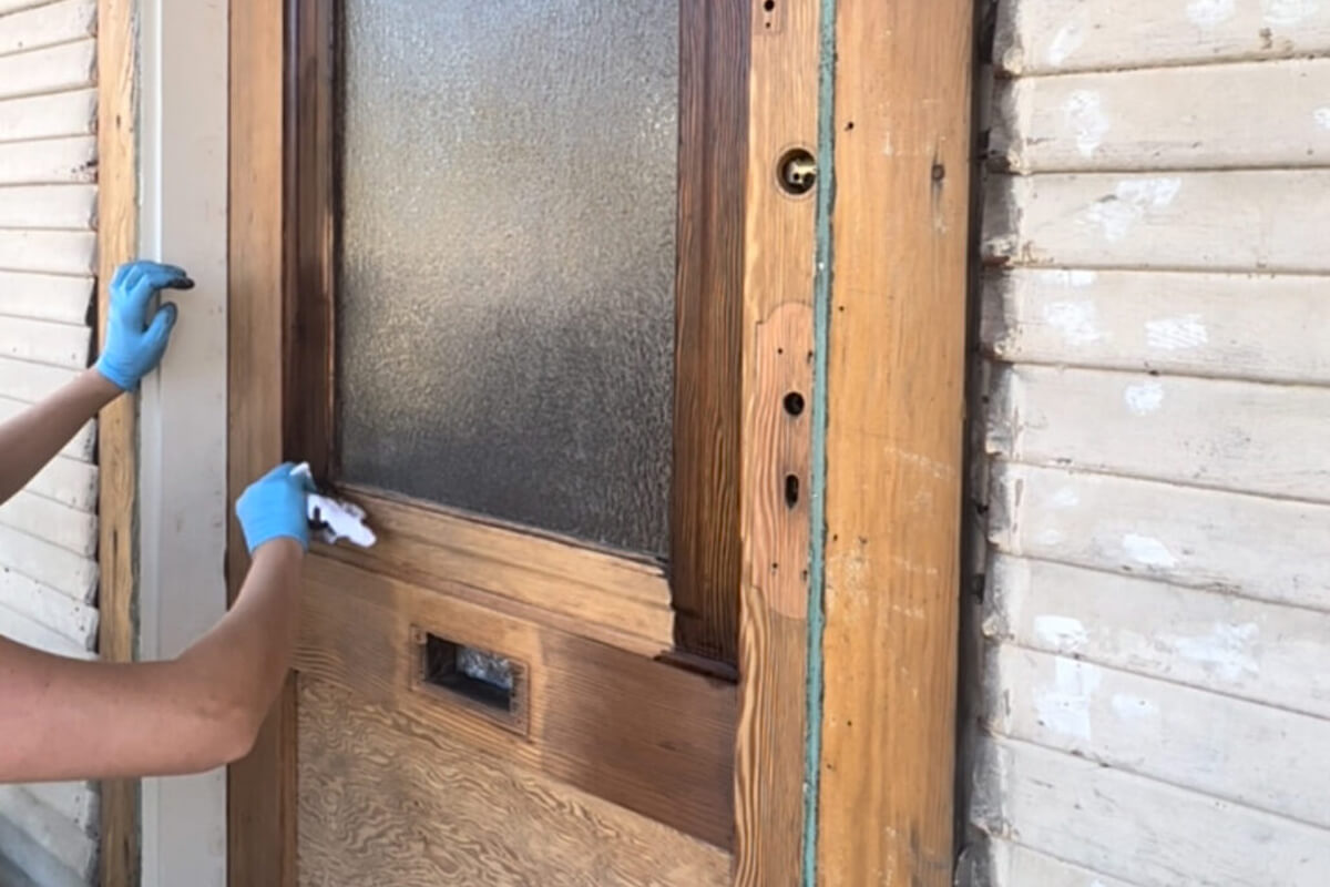 refinishing front door st. louis