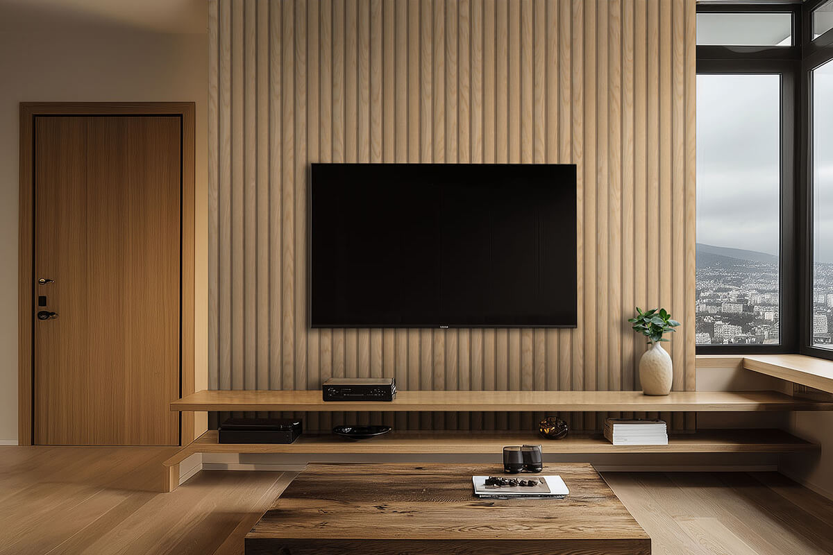 reeded paneling by scobis